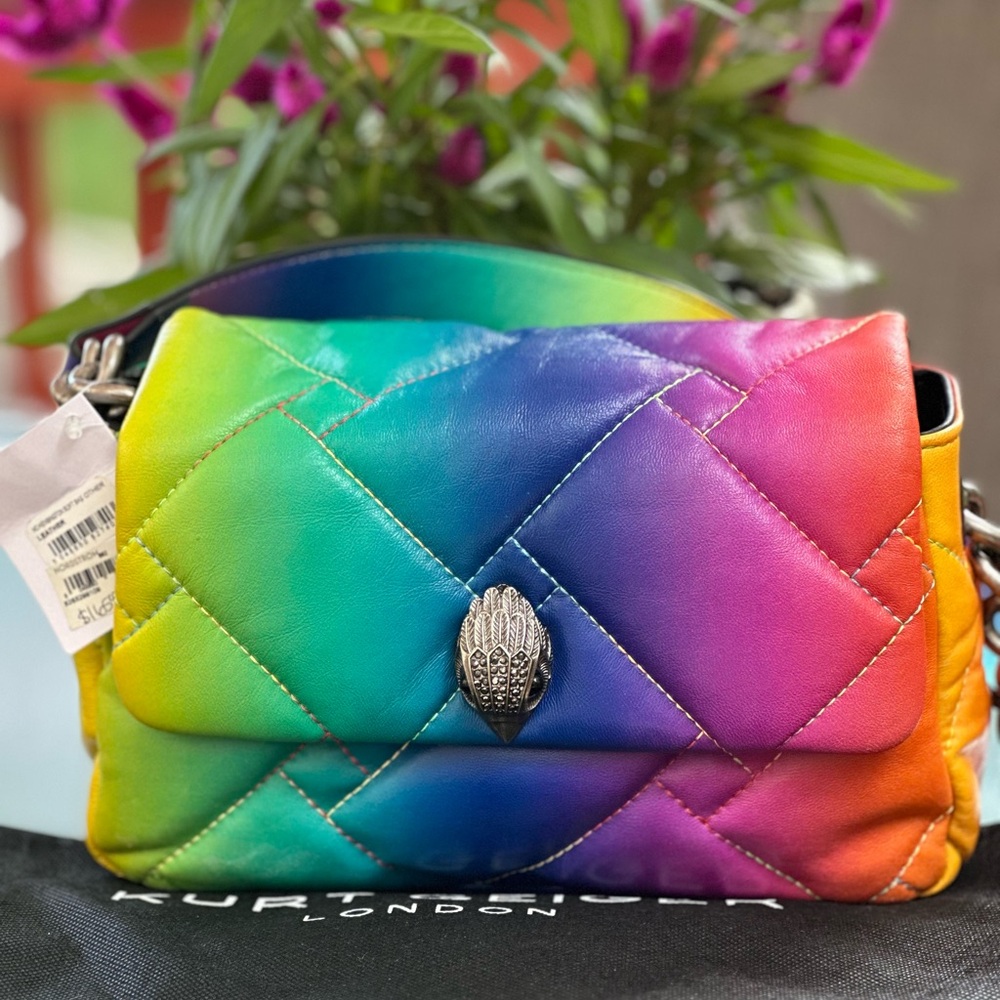 Kurt Geiger Quilted Multicolored Shoulder Bag